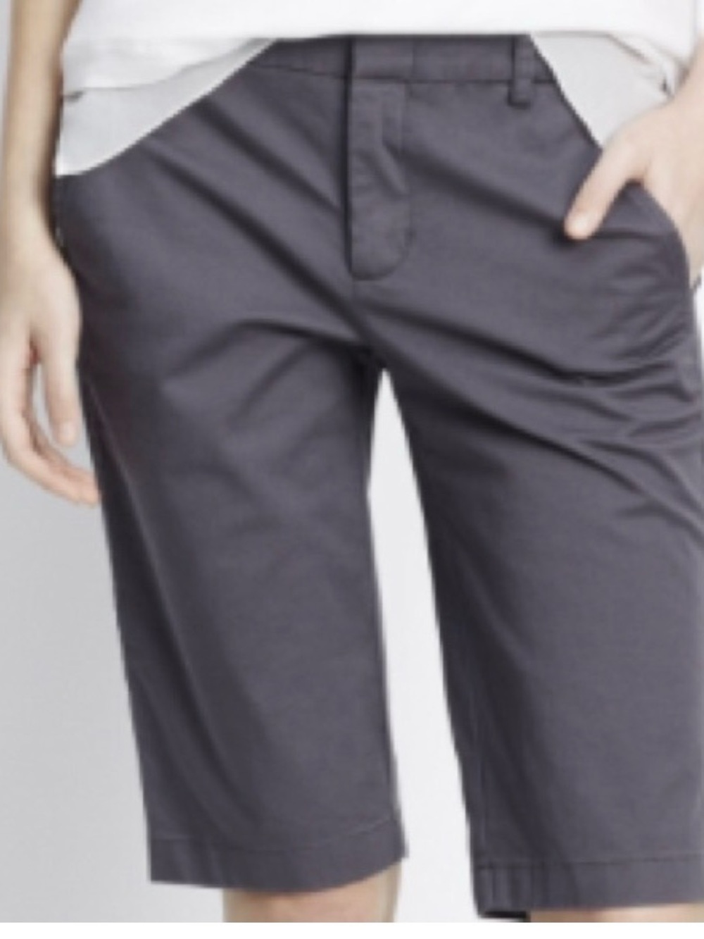 Vince Charcoal Gray Tailored Bermuda Shorts. Size 4